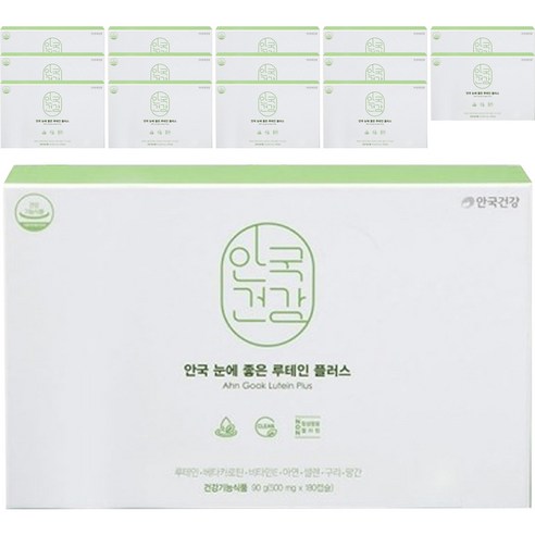 안국건강 NEW 눈에좋은 루테인 플러스, 60캡슐, 15개