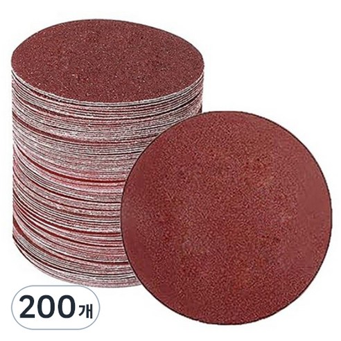 OON 밸크로 그라인더 원형사포 60방 125mm, 200개