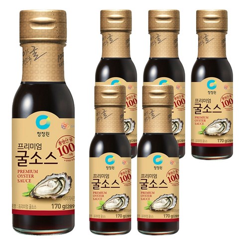 청정원 프리미엄 굴소스, 170g, 6개