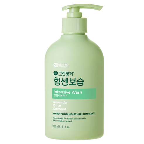 그린핑거 힘센보습 인텐시브 워시 블루베리 앤 바닐라향, 1개, 300ml 
바디