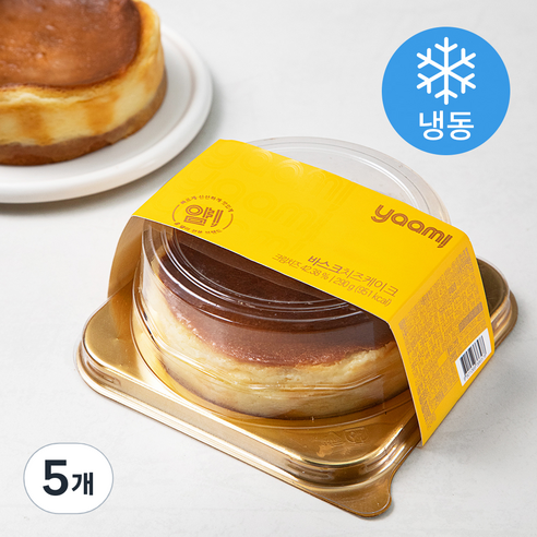얌!(YAAM!) 바스크 치즈케익 (냉동), 290g, 5개