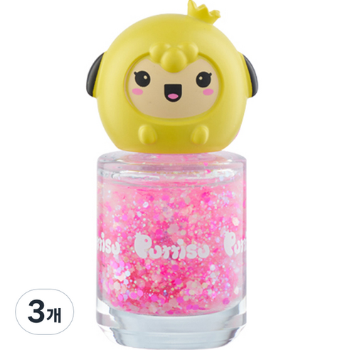 뿌띠슈 글리터팡팡 네일 8ml, G14 반짝이는드레스, 3개