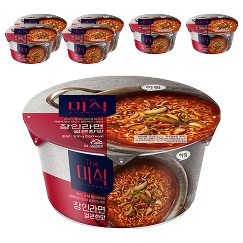 더미식 장인라면 얼큰한맛 컵 106g