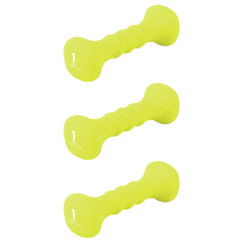 아이워너 네오프렌 사각 컬러아령, 1kg, 3개