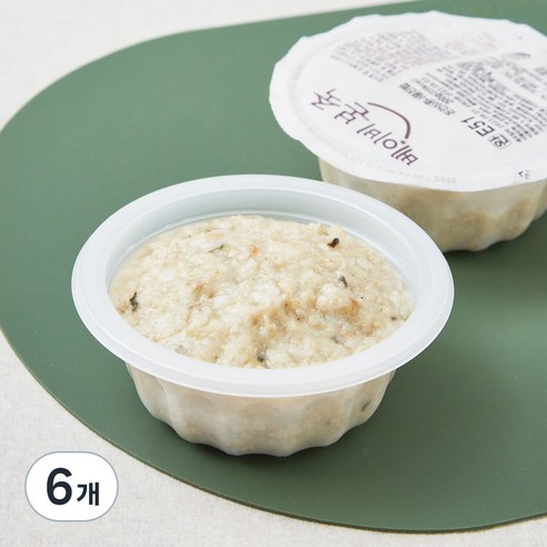베이비본죽 돈안심 콩나물 진밥 완료기, 200g, 6개