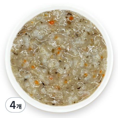 짱죽 실온 이유식 중기, 160g, 4개, 모듬버섯죽