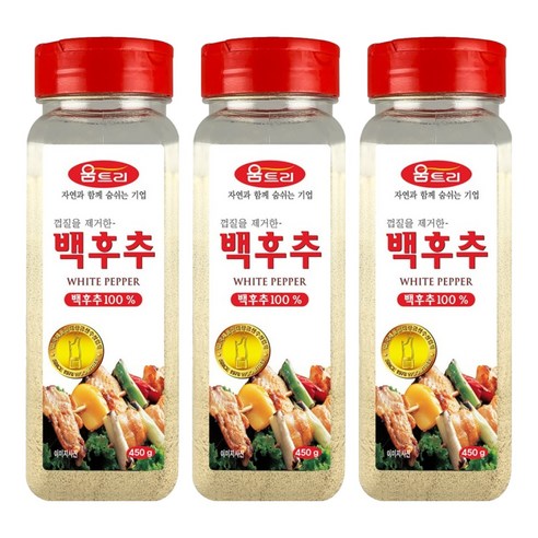 움트리 백후추, 450g, 3개