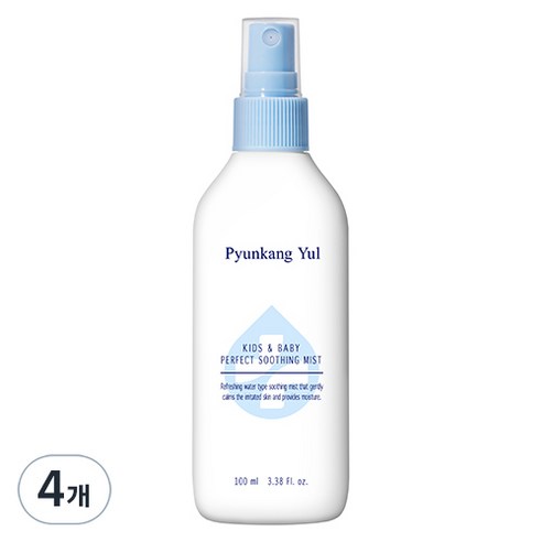 편강율 키즈 앤 베이비 퍼펙트 수딩 미스트, 100ml, 4개