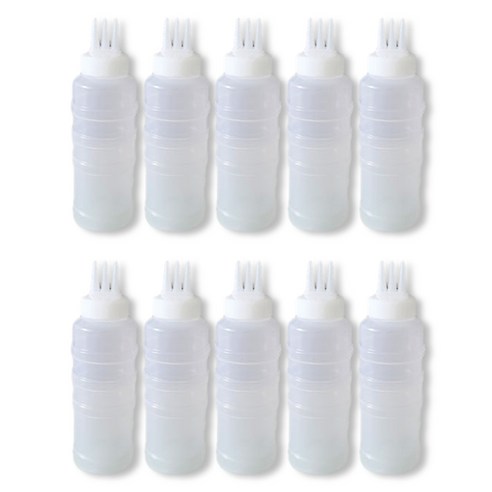 리빙패밀리 잘라쓰는 3구 소스병, 600ml, 10개