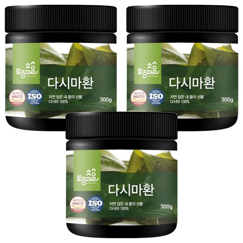 토종마을 다시마환, 3개, 300g