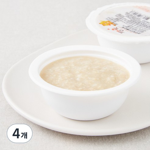 짱죽 초기 7개월 부터 묽은죽 이유식, 혼합맛(한우 / 옥수수), 160g, 4개