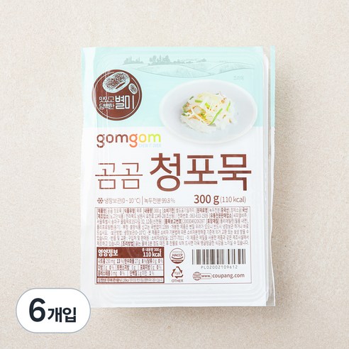 곰곰 청포묵, 300g, 1개입, 6개