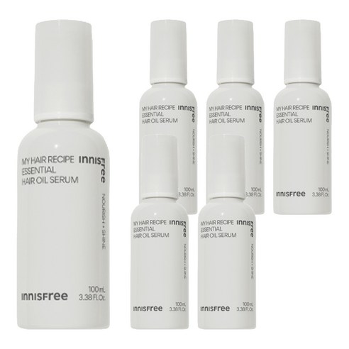 이니스프리 마이 헤어 레시피 에센셜 오일 세럼, 6개, 100ml