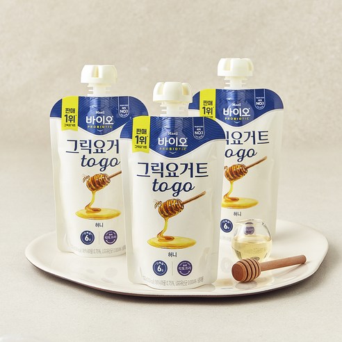 매일바이오 그릭 요거트 허니, 120g, 3개입, 1개