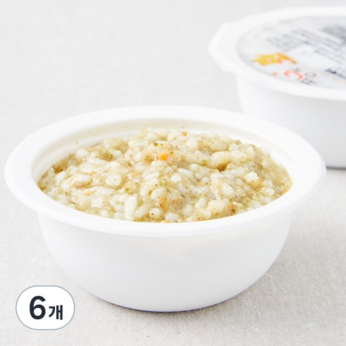 짱죽 중기 9개월부터 이유식 한우 앤 배죽, 200g, 6개, 혼합맛(한우/배)