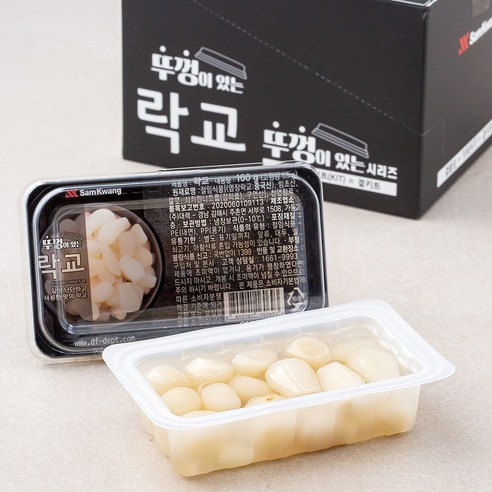 삼광 뚜껑이 있는 락교, 100g, 12개