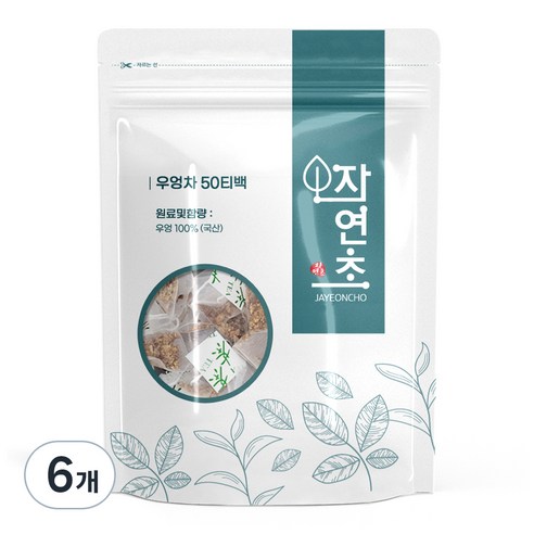 자연초 우엉차 삼각티백, 1g, 50개입, 6개