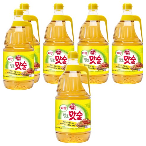 오뚜기 미향 발효 맛술, 1.8L, 6개