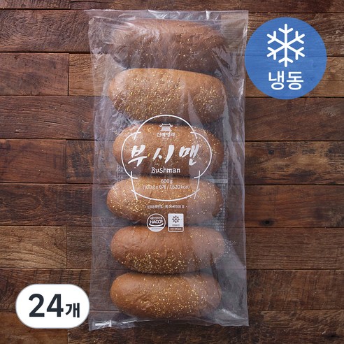 신라명과 부시맨 빵 (냉동), 100g, 6개입, 4개