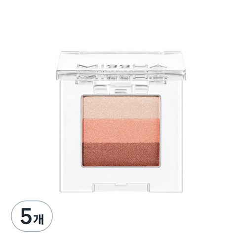 미샤 트리플 섀도우 2g, 6호 마르살라 레드, 5개