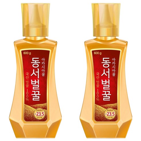 동서 아카시아꿀 튜브, 600g, 2개
