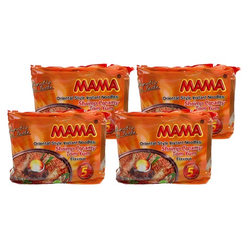 마마 쉬림프 똠냠 크리미 라면 55g, 20개