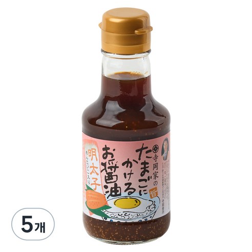 테라오카 계란에 뿌리는 간장소스 명란맛, 150ml, 5개