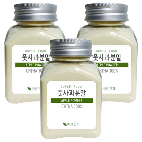 바른건강 풋사과 분말, 100g, 3개