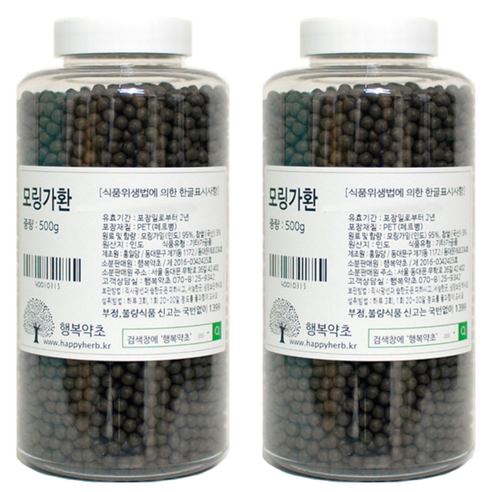 행복약초 인도산 모링가환, 2개, 500g