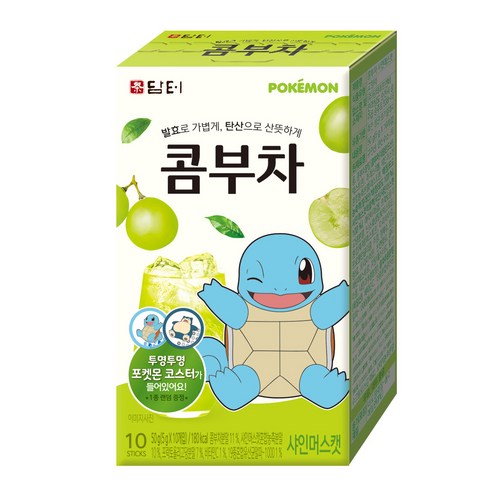 담터 포켓몬 콤부차 샤인머스캣, 5g, 10개입, 1개