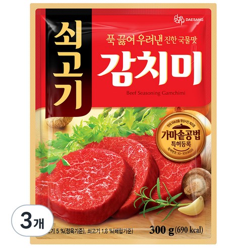 대상 쇠고기 감치미, 300g, 1개