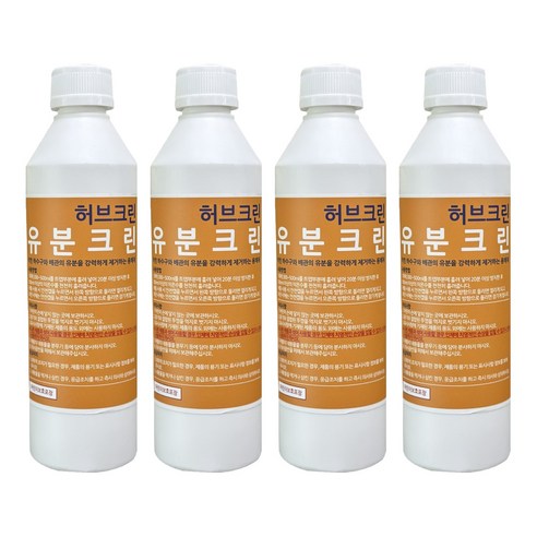 허브크린 유분크린 세정제, 500ml, 4개