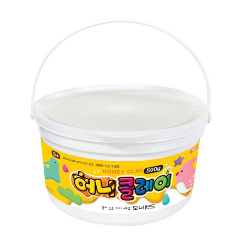 도너랜드 허니 클레이 벌크, 흰색, 500g 
미술/화방용품