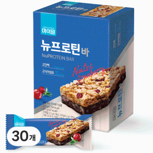 마이밀 뉴프로틴바, 252g, 30개