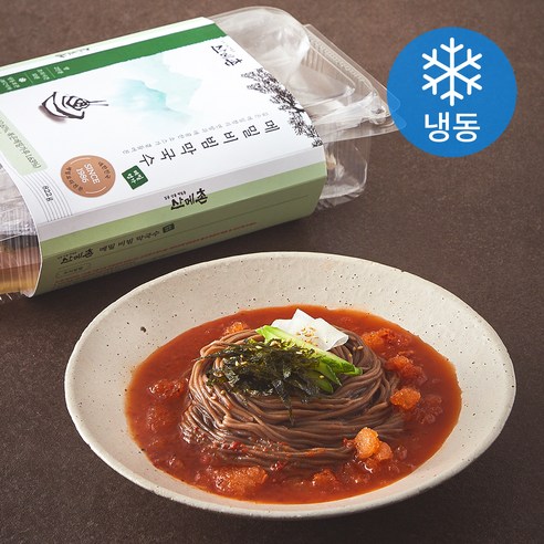 산메촌 메밀 비빔 막국수 2인분 (냉동), 822g, 1개 - 메밀/모밀 | 쿠팡