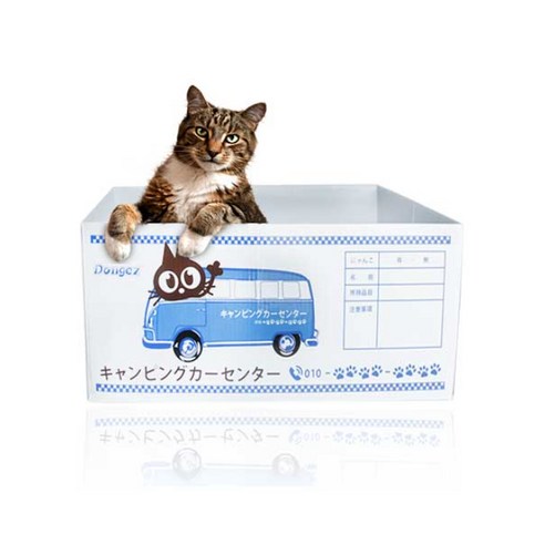 나야펫 박스 고양이 스크레쳐, 혼합색상, 1개
