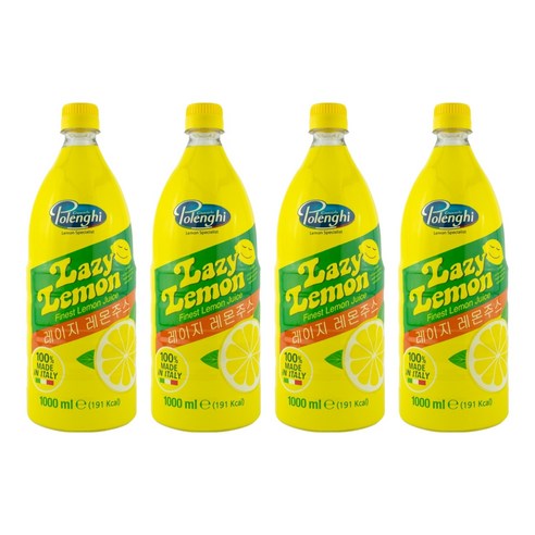 레이지레몬 주스, 1L, 4개