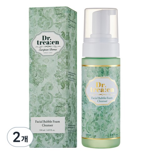 닥터트리엔 페이셜 버블 폼 클렌저, 2개, 150ml