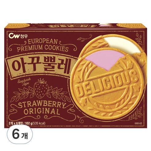 청우식품 아꾸뿔레, 102g, 6개