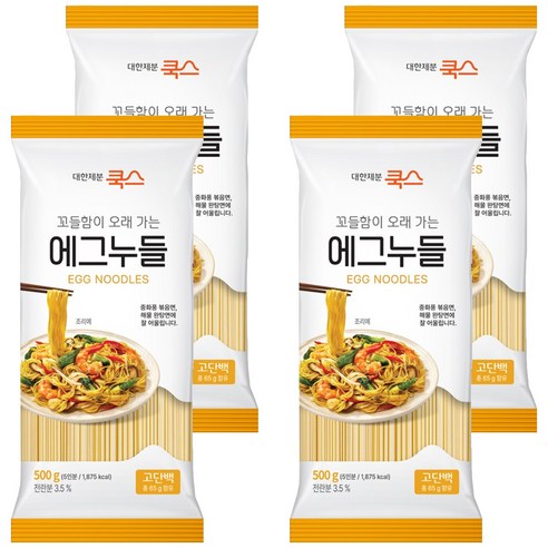 대한제분쿡스 에그누들, 500g, 4개