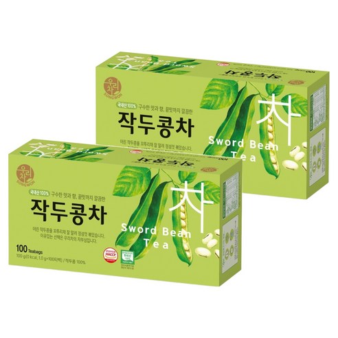 우리차 송원식품 작두콩차, 1g, 100개입, 2개