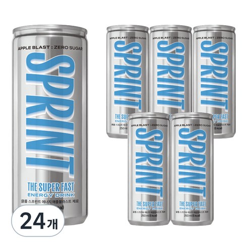 클룹 스프린트 에너지 애플블라스트 제로, 24개, 250ml