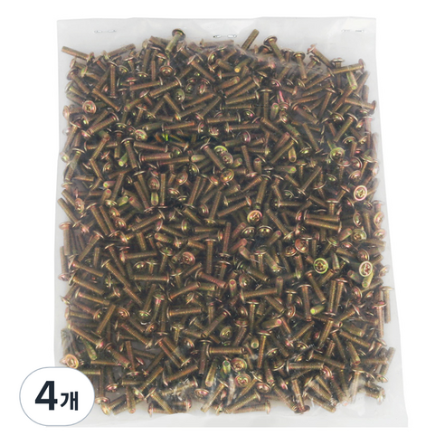 둥근머리 나사 볼트 1kg, 2480개