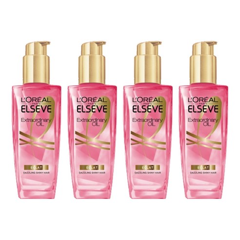 로레알파리 엘세브 엑스트라 오디네리 하이 샤인 오일 로즈, 100ml, 4개