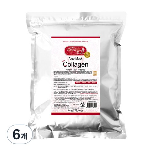 메디플라워 모델링팩 콜라겐 500g, 1개입, 6개