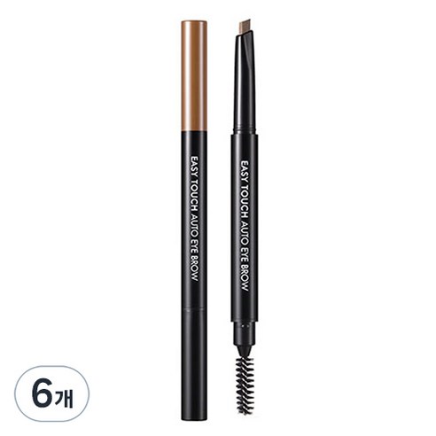 토니모리 이지터치 오토 아이브로우 0.4g, 05 브라운, 6개