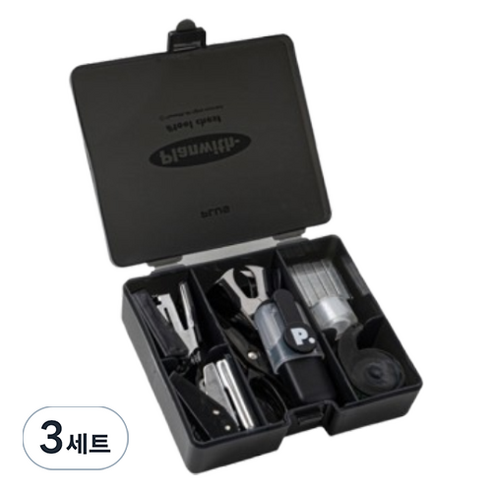 꼬까 스테이플러 종합 세트, 블랙, 3세트