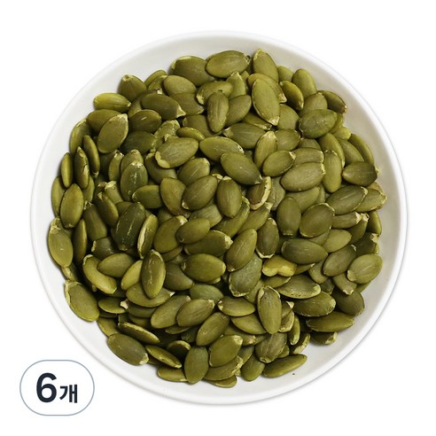 웰넛 자연두레 호박씨, 500g, 6개