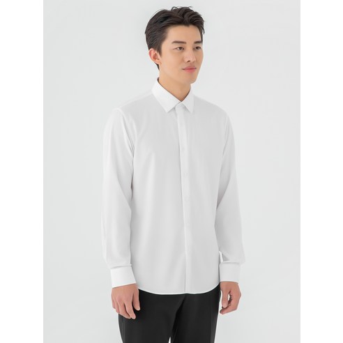 구김 없는 스타일과 편안함을 위한 캐럿 남성용 정장 슬림핏 와이셔츠