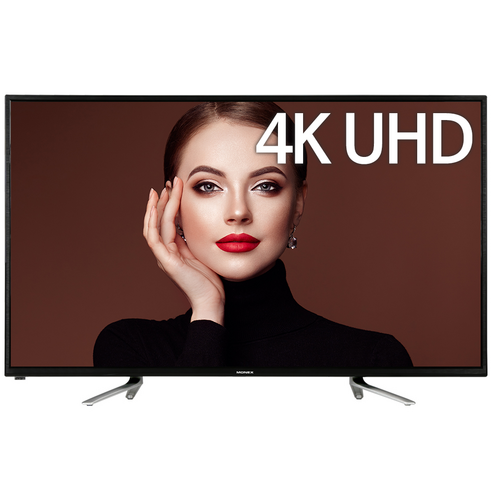 모넥스 4K UHD LED TV, 109cm(43인치), M433683UT, 스탠드형, 자가설치